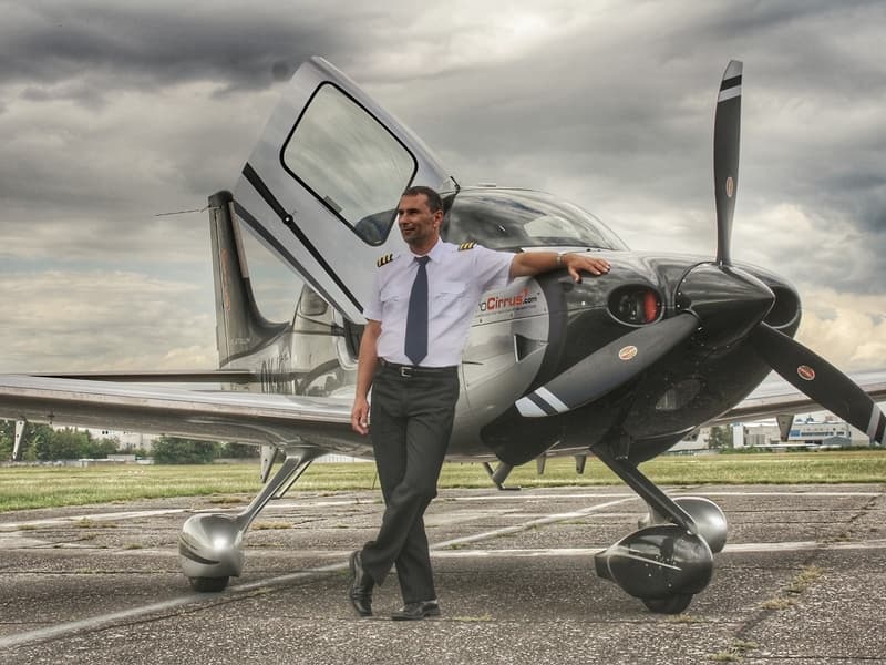 Pilotem luxusního letadla na zkoušku